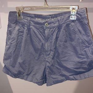 Purple corduroy shorts!